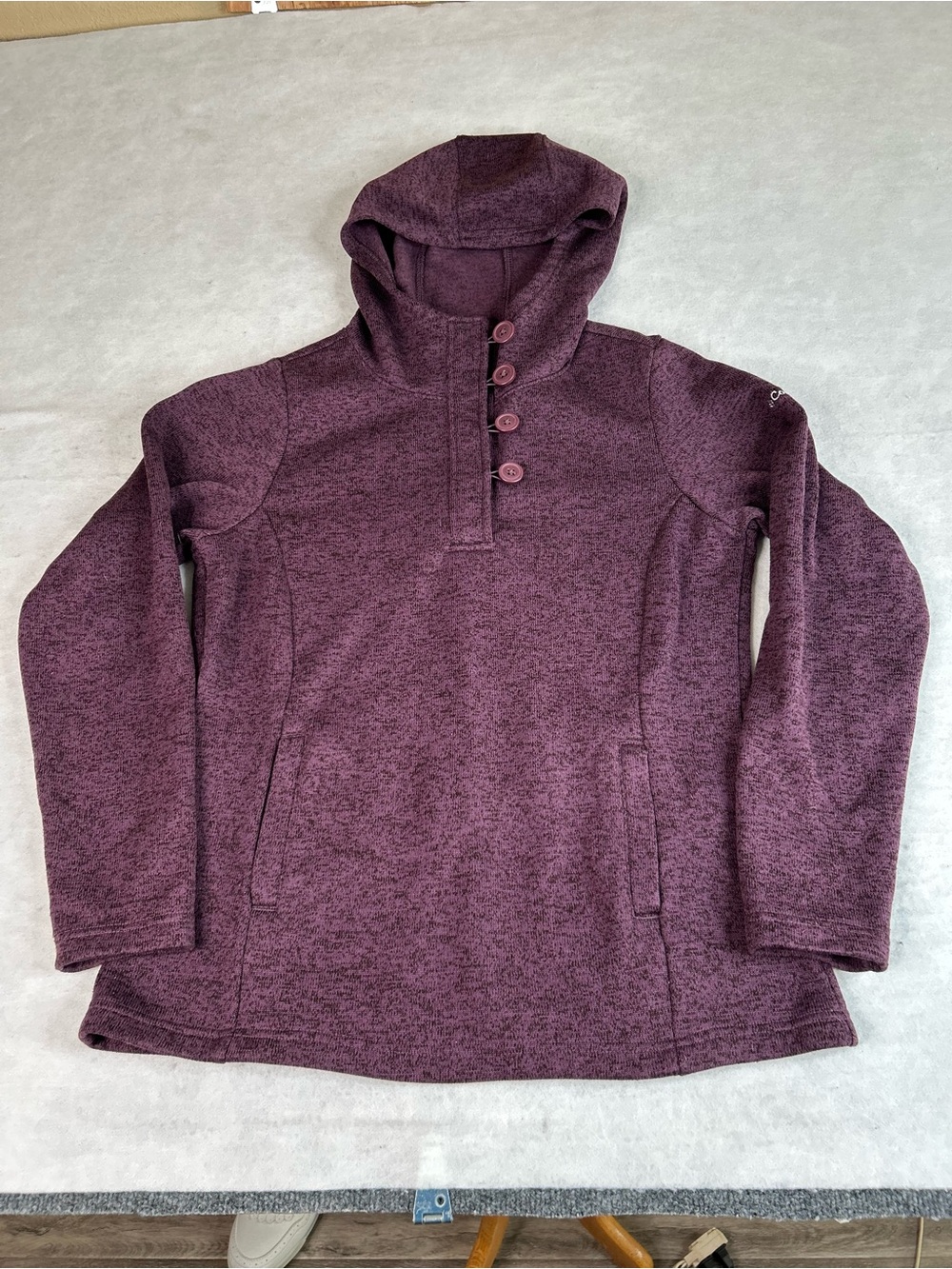 Columbia Darling Days Pullover Womens Large Purple Hoodie Activewear Performance